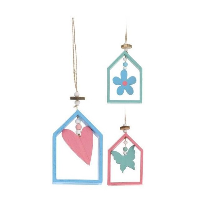 DEC PENSILE IN LEGNO 11CM 3ASS